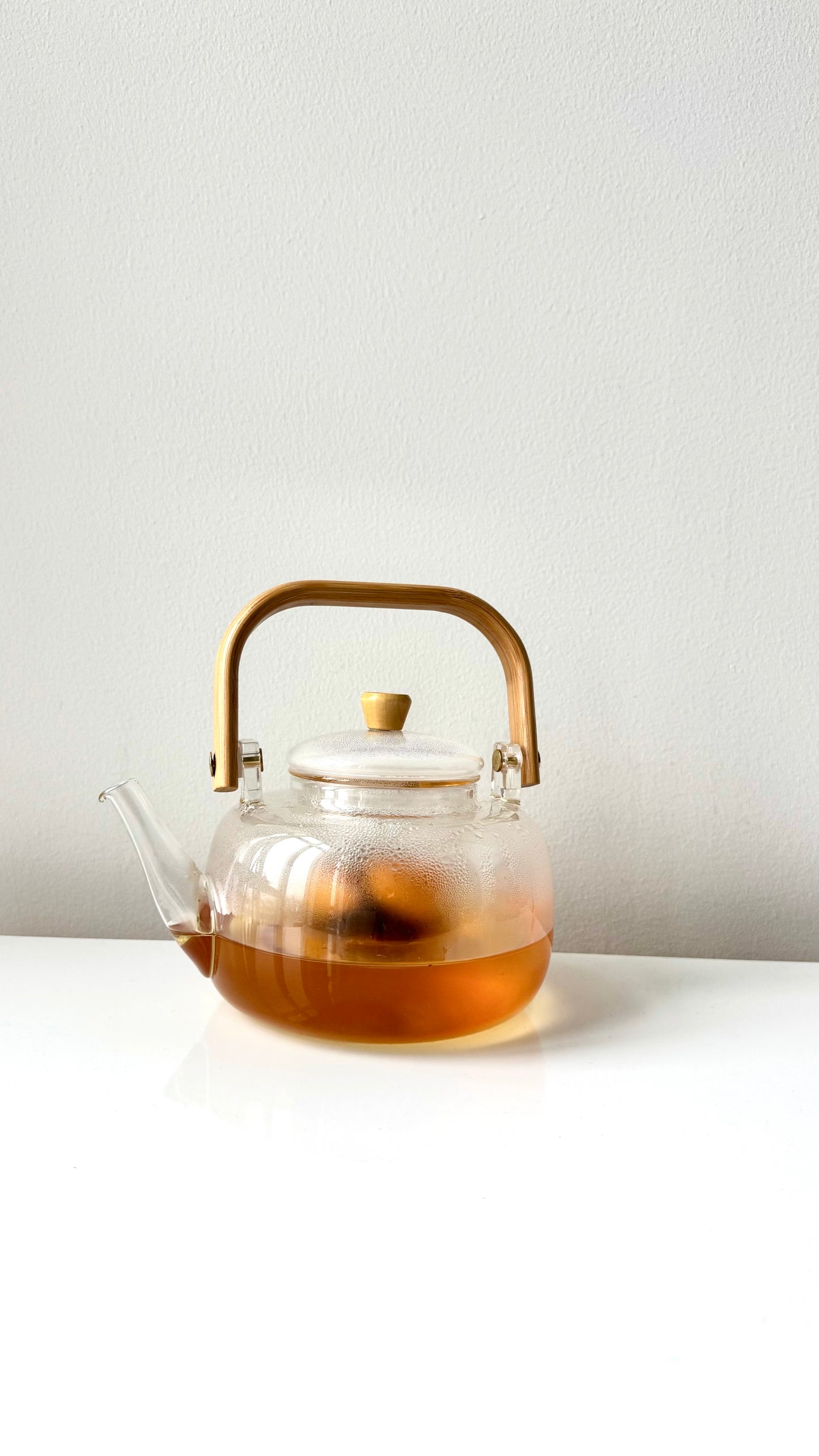 Kettle Teapot Heat Resistant Glass Teapot Clear Tea Pot with Infuser for Puer Tea Portable Tea Kettle 0.8/1L Teapots